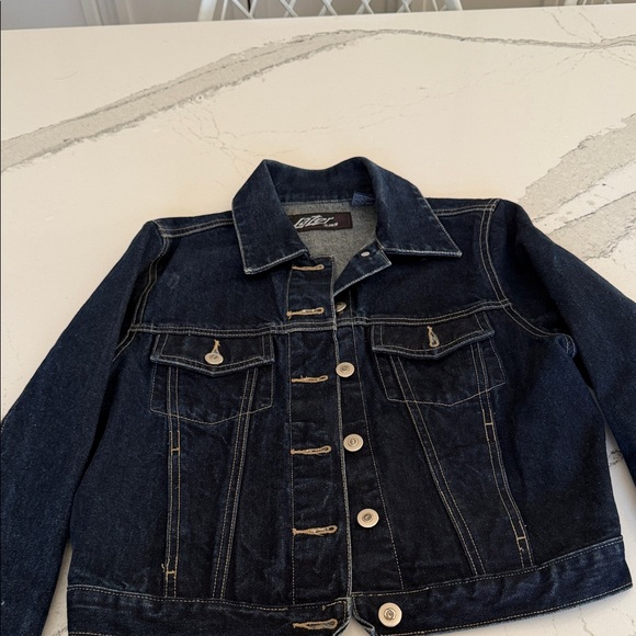 Lazer Jackets & Blazers - Lazer 2000 (Y2K) Dark Blue Denim Jacket Medium